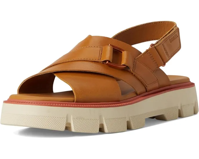 Сандалии SOREL Rein CB™ Crisscross с перекрестными ремешками и подошвой FEATHERTREAD