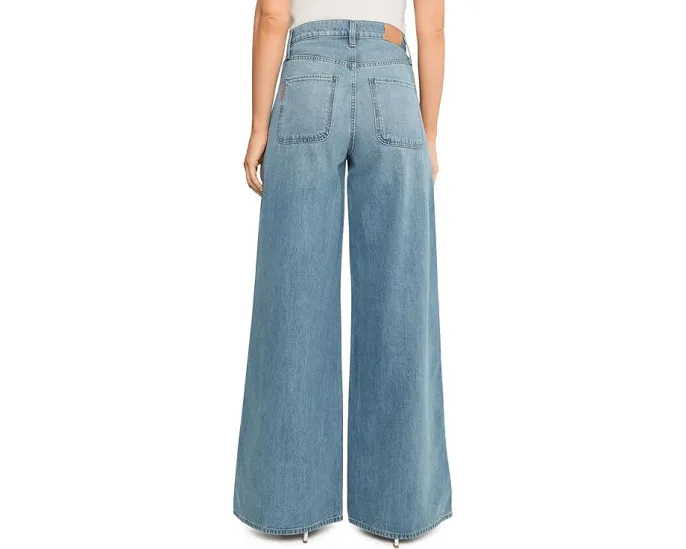 Джинсы Paige Cameron Wide Leg с высокой посадкой и смещенным карманом