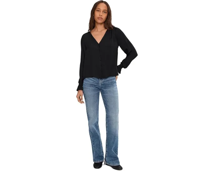 Блуза Liverpool Los Angeles с длинным рукавом на пуговицах и буфами