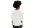 Топ Norma Kamali Short Sleeve Boxy с прямым подолом