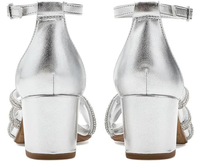 Детские сандалии Steve Madden Kids Haze с ремешками, украшенными стразами