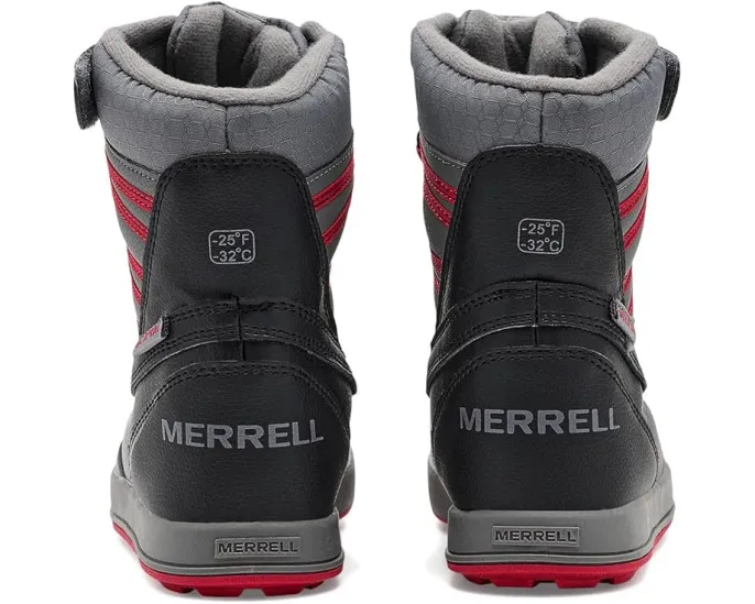 Детские зимние ботинки Merrell Kids Snow Bank 5.0 Waterproof с флисовой подкладкой