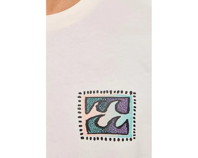 Биллабонг футболка Crayon Wave Premium Short Sleeve хлопковая