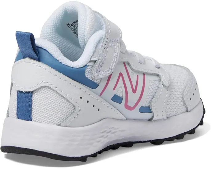 Кроссовки New Balance Fresh Foam 650 на шнурках с верхней липучкой для малышей