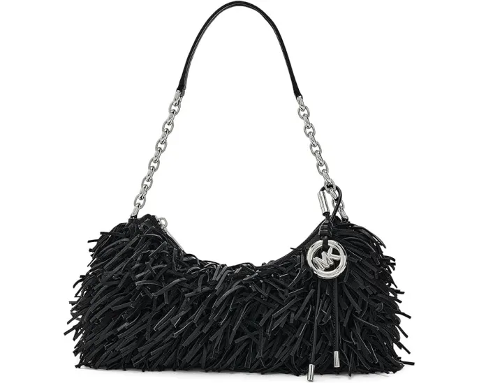 Сумочка на цепочке Nolita Medium Chain Pouchette из кожи MICHAEL Michael Kors