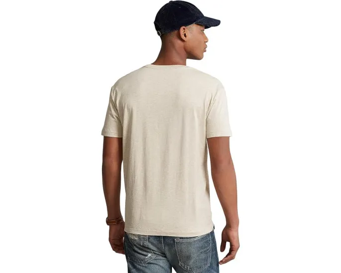 Классическая футболка Polo Ralph Lauren с круглым вырезом из джерси