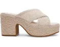 Сандалии Steve Madden Truthful на платформе с каблуком из рафии