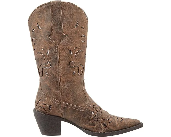 Сапоги Roper Glitter Underlay Boot с блестящей вставкой