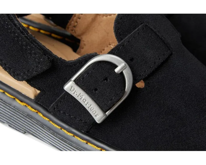 Детские клоги Dr. Martens Jorgie J с регулируемым ремешком на липучке