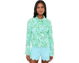 Льняная куртка Lilly Pulitzer Seaspray с длинным рукавом из 100% льна