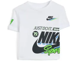 Детская футболка Nike Victory Lap с принтом белая