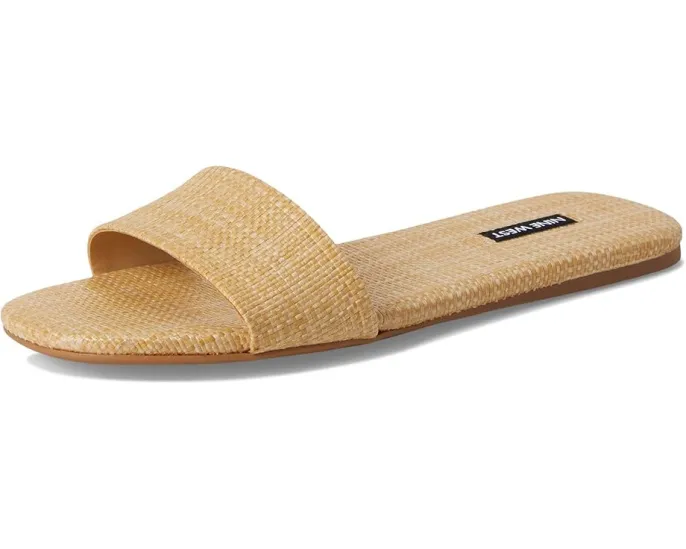 Плоские сандалии Nine West Lolipop с квадратным носком и подошвой из резины