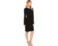 Платье Norma Kamali Long Sleeve Crew Dress To Knee свободного кроя