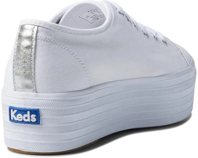 Кроссовки Keds Triple Up Canvas на высокой платформе с мягкой стелькой