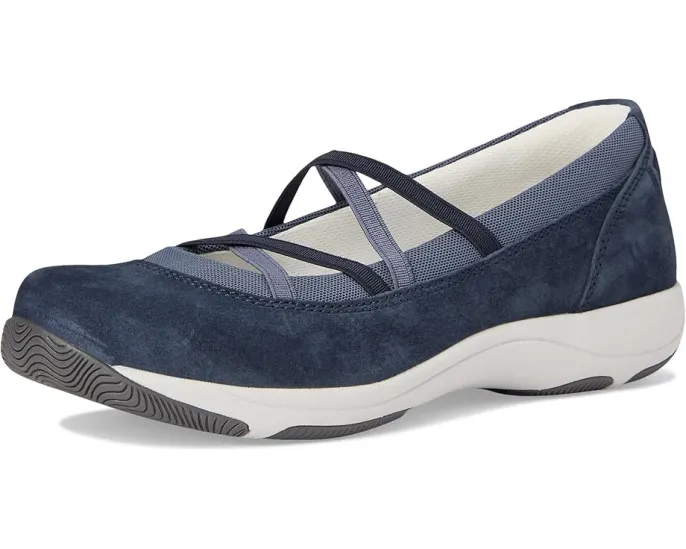 Мокасины Dansko Harper из замши с эластичными ремешками