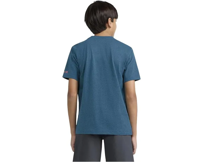 Футболка Hurley Kids Surf Skelly с коротким рукавом и серф-графикой