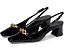 Босоножки Tory Burch Jessa Slingback на каблуке 55 мм с квадратным носком
