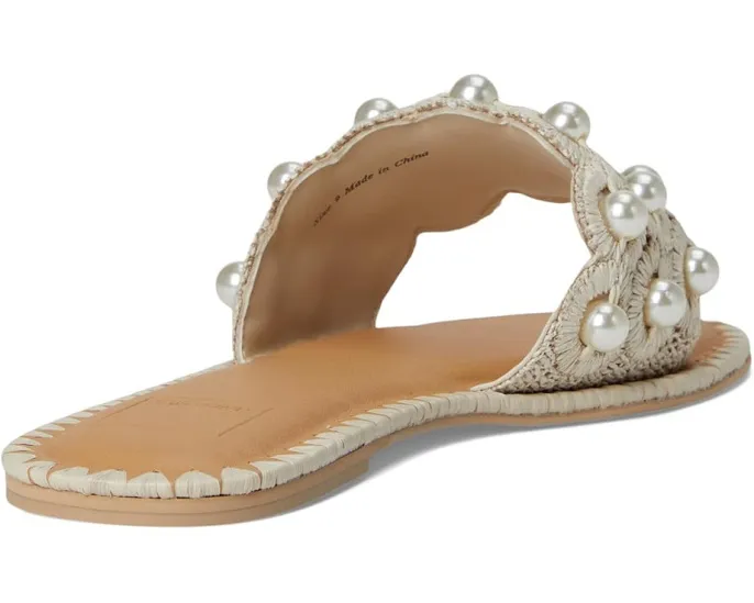 Балетки Harlyn с текстильным верхом и жемчужным декором от Dolce Vita