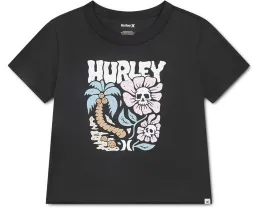 Футболка Hurley Kids Flower Skel с уникальным графическим принтом