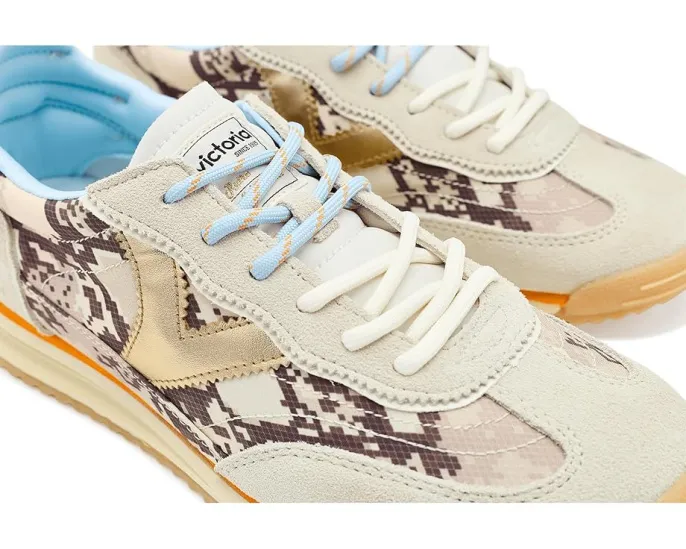 Кроссовки Victoria Saturno с карамельной подошвой и накладками