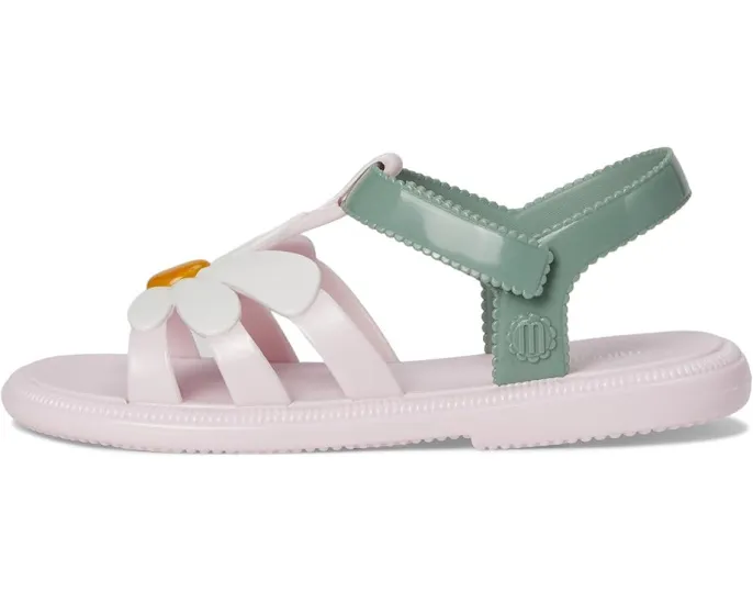 Детские сандалии Mini Melissa Hip Bloomy с цветочным декором и липучкой