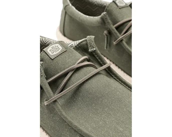 Кеды Hey Dude Wally Stretch Canvas из стрейч-холста
