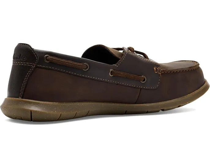 Туфли Clarks Flexway 2 Eye из нубука с гибкой резиновой подошвой