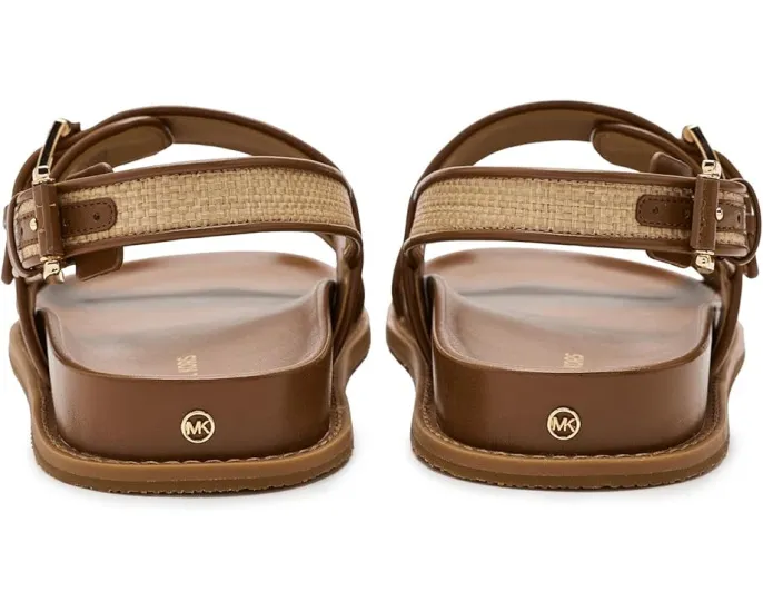MICHAEL Michael Kors босоножки Nia Flat Sandals с формованной стелькой и пробковой подошвой