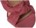 Босоножки Soplaya Slide 75 Stuart Weitzman на шпильке с узлом