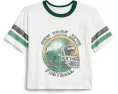 Футболка New York Jets с контрастными рукавами Junk Food Kids