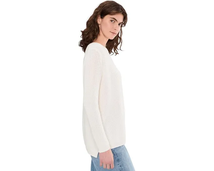 Свитер Emma Crewneck Shaker с круглой горловиной и длинными рукавами от 525 america