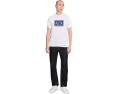Футболка Armani Exchange Box Logo с круглым вырезом