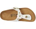 Детские сандалии Birkenstock Gizeh Flowers с аппликацией и пробковой стелькой