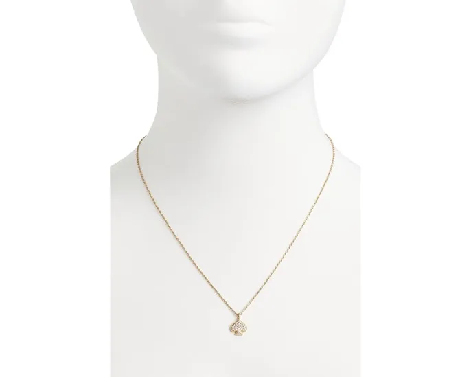 Мини-подвеска Kate Spade New York Everyday Spade Pave с кристаллами