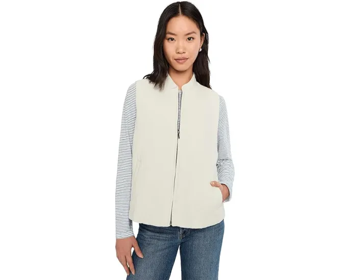 Жилет Eileen Fisher с воротником стойка из органического льна