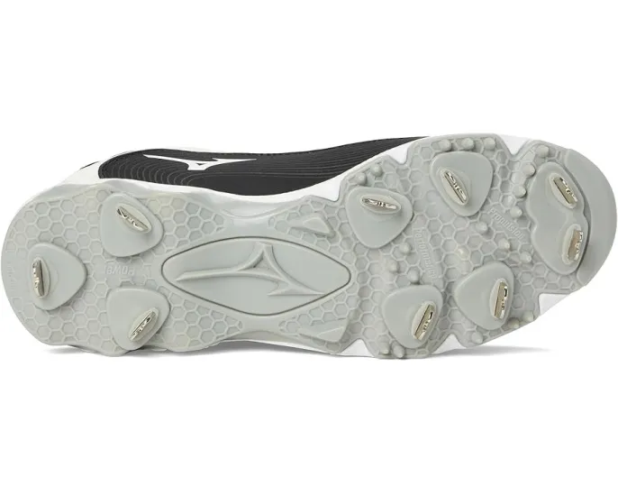 Бутсы бейсбольные Mizuno 9-Spike Swift 8 Low Metal бело-черные