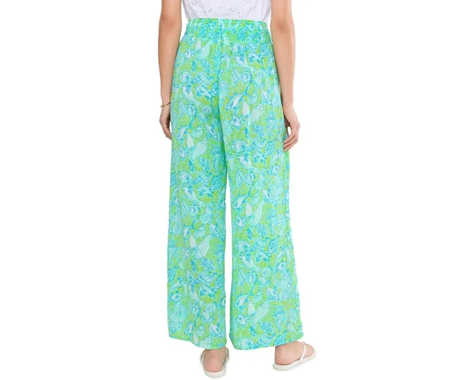 Пляжные брюки Enzo от Lilly Pulitzer с цветочным принтом