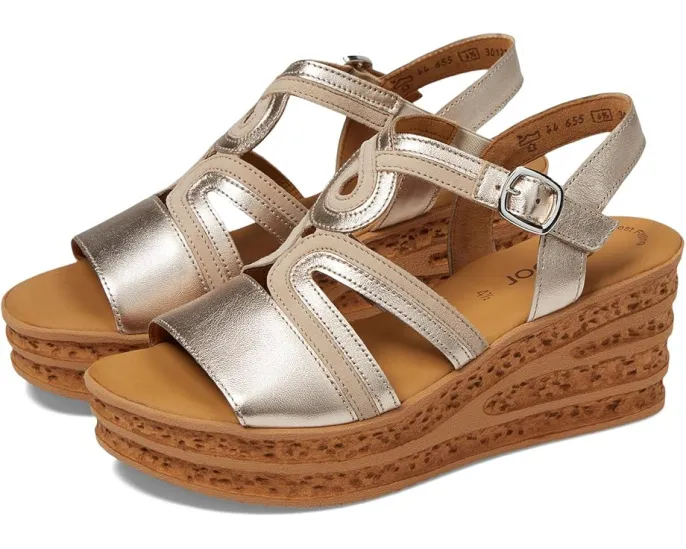 Босоножки Gabor на высокой платформе с регулируемым ремешком