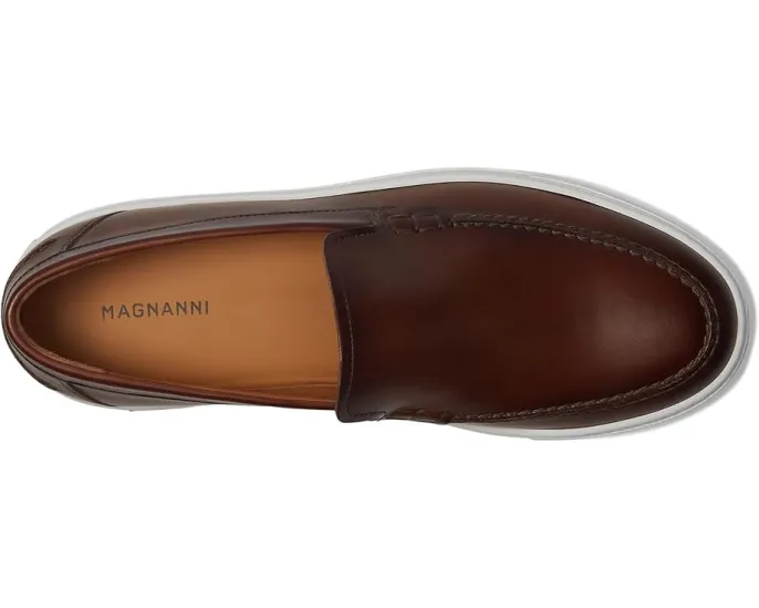 Кроссовки Magnanni Mocasin Slip без шнуровки из кожи для повседневных образов