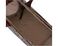 Сумка-сатчел Brahmin Melbourne Caroline из кожи с отделениями