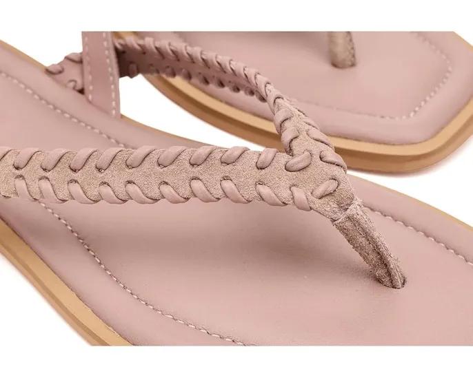Сандалии Free People Waverly Whipstitch с ручной строчкой и открытым носком