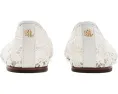 Балетки Jayna с кожаной отделкой и кружевом Lauren Ralph Lauren
