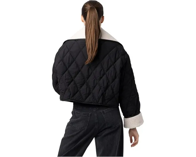 Короткая стеганая куртка Blank NYC с отделкой из шерифа