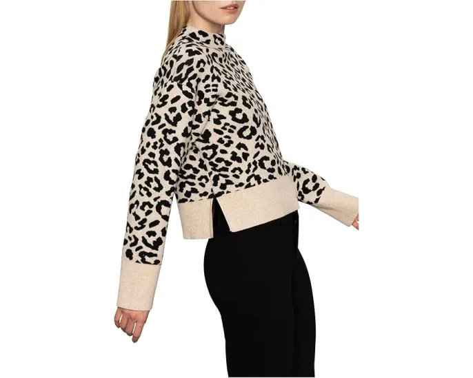 Повседневный пуловер Sanctuary Soft Touch с высоким воротом и разрезами