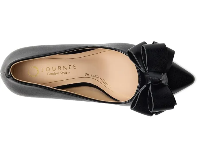 Туфли-лодочки Journee Collection Crystol с бантом и каблуком-шпилькой