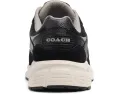 Кроссовки COACH C301 Signature в цвете charcoal/black с отделкой из замши и кожи