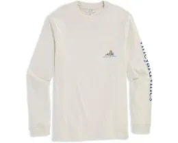 Длинная футболка Vineyard Vines с принтом собаки в камуфляже