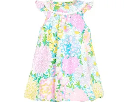 Платье-пузырь Lilly Pulitzer Baby Paloma для девочки с рюшами и кружевом