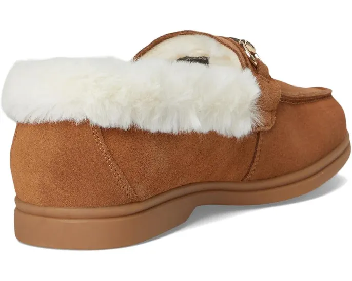 Лоферы Spring Step Laurin из замши с искусственным мехом и съемной стелькой