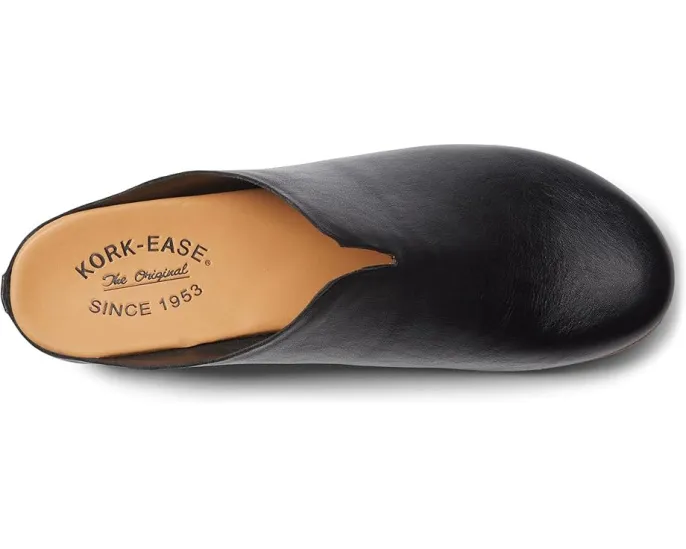 Клоги Kork-Ease Para из кожи с вырезом и мягкой стелькой